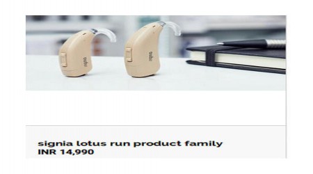 Signia Lotus Run Product Family by Shraddha Speech & Hearing Clinic